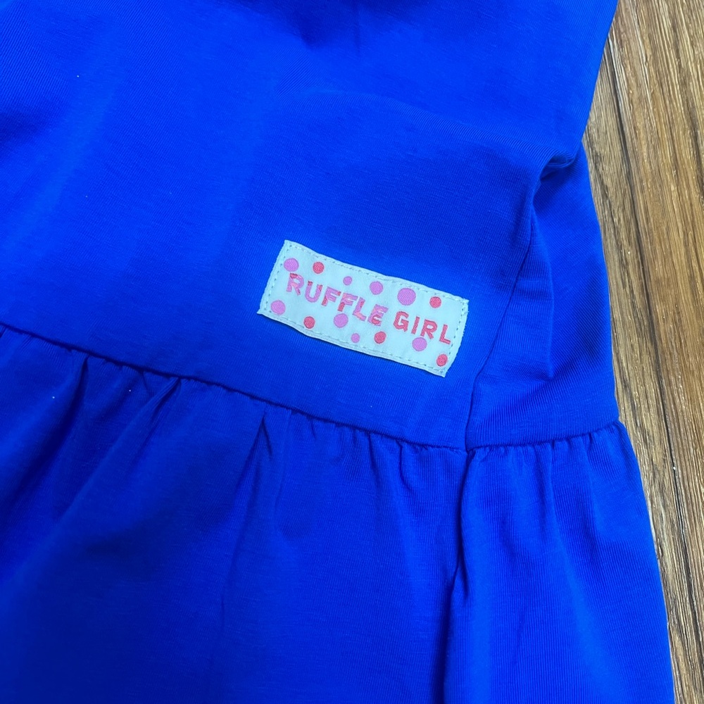 Ruffle Girl 2 Pc Knit Capri Set Girls Sz 14 - Picture 6 of 9